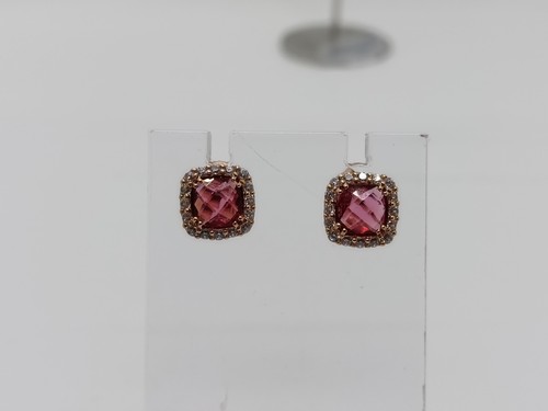 Orecchini bottone con - orecchini, a