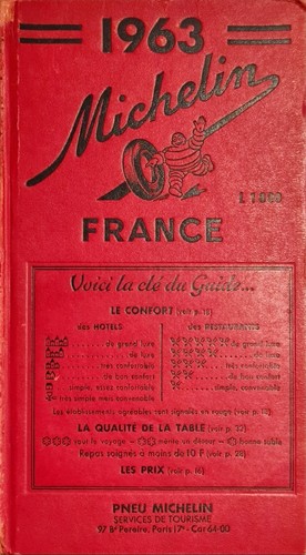 Guida michelin 1963 france - michelin,