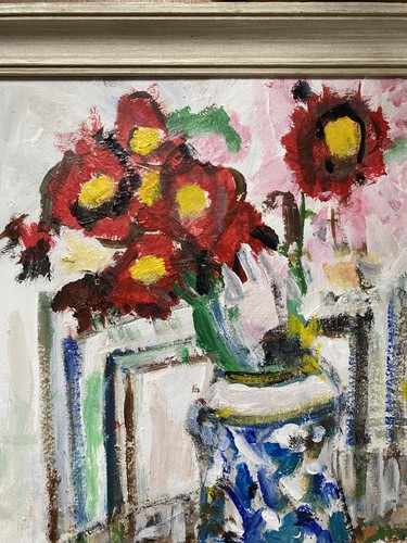 Quadro natura morta olio - , su