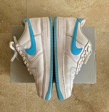 Scarpe Nike Air Force 1 Bianche Azzurre
