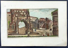 Stampa antica arco di tito