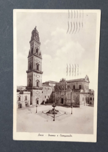 Cartolina lecce duomo - lecce-, e