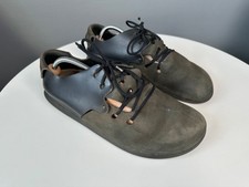 Scarpe stringate comode BIRKENSTOCK Montana marrone/nero pelle oliata US 11/EU 44