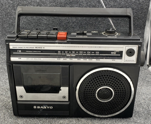 Vintage sanyo m2402 fm - m2402-4, am/fm