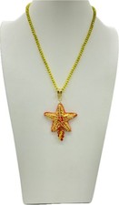 ??Collana in Swarovski gialla