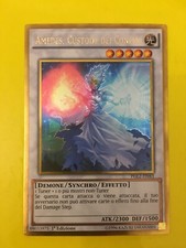 YU GI OH CARTA AMEDES CUSTODE DEI CONFINI RARA GOLD ORO PGL2-IT043 DECK LOTTO 