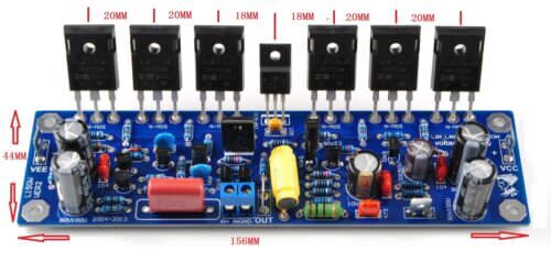 Scheda amplificatore l150w - scheda,