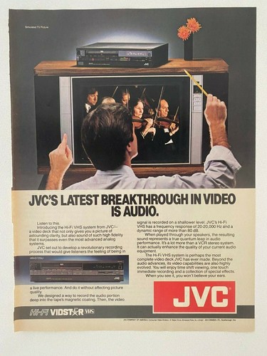 Pubblicità stampa jvc - stampa, hi-fi