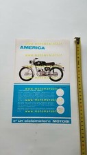Motobi 50 America 1969 depliant originale ciclomotore italiano brochure moped 