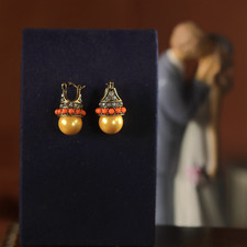 Orecchini Dormeuse Dorato