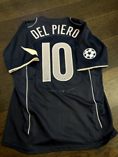 Maglia Del Piero juventus match worn issued champions league rare jersey