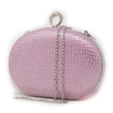 Pochette elegante rosa glitter