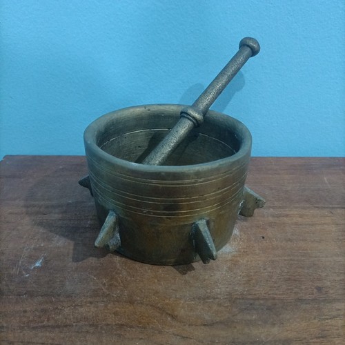 Antico mortaio bronzo rame - mortaio,