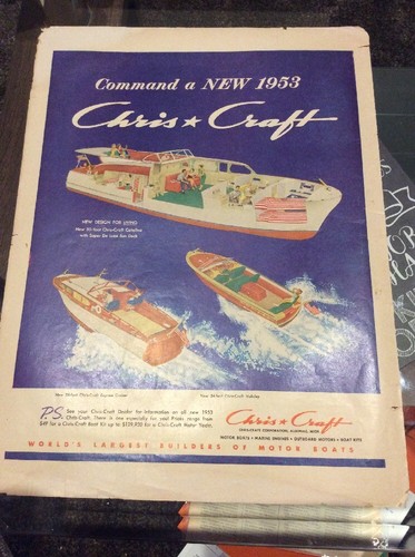 1953 chris craft holiday - chris,