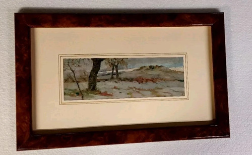 Dipinto paesaggio olio - olio, su
