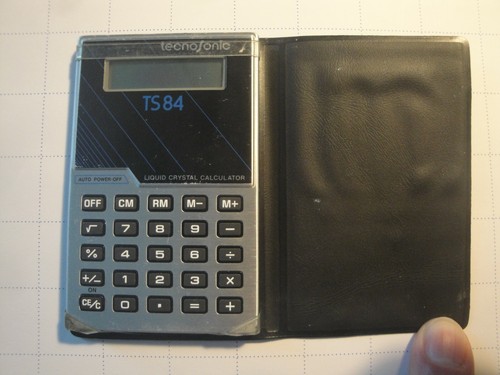 Calcolatrice vintage lcd - calcolatrice,