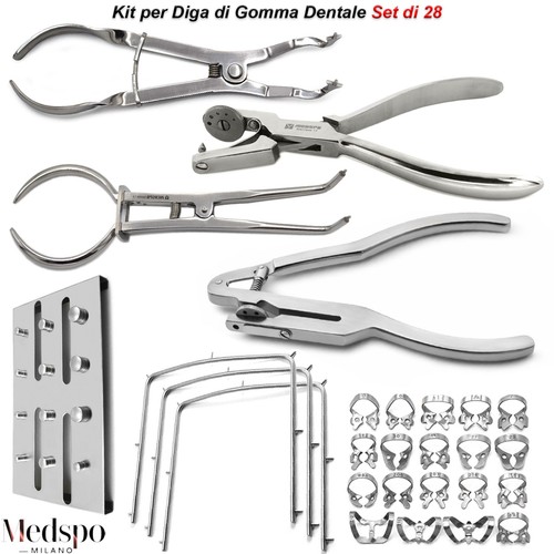 Kit diga endodonzia pinza - diga,