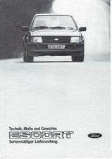 Brochure Auto FORD Escort