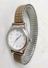 Orologio polso CASIO LTP-1076 vintage'80 donna cinturino elastico metallo-XXX