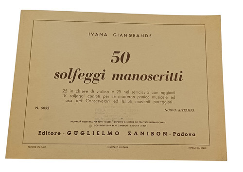 Solfeggi manoscritti ivana - 50,