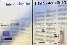 Rivista Pubblicità 1985 IBM System/36 Personal Computer