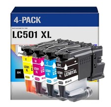 4pk LC501XL Ink Cartridges for