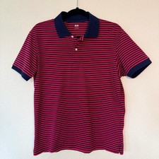 Polo uomo UNIQLO a righe rossa