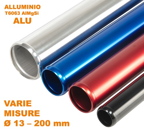 Tubo alluminio lucido - tubo,