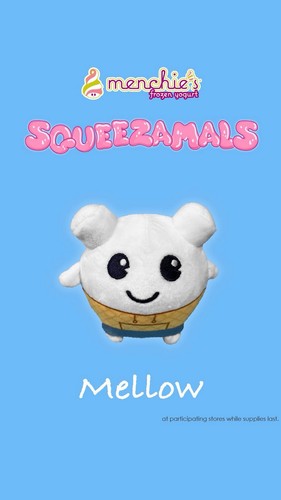 Peluche sqeezamal menchie - sqeezamal, menchie's