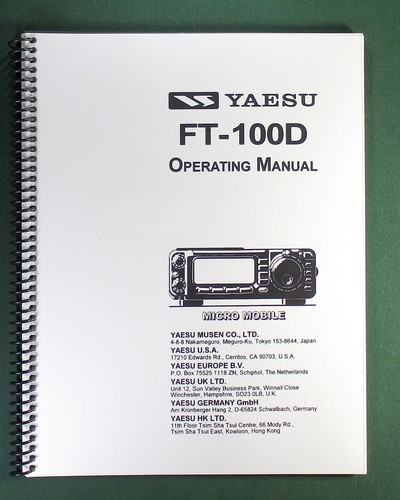 Yaesu 100d manuale - ft-100d,