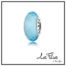 Charm Murrina Celeste vetro di