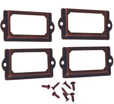 4 Porte-étiquettes Métal