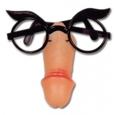 Occhiali con pisello addio al