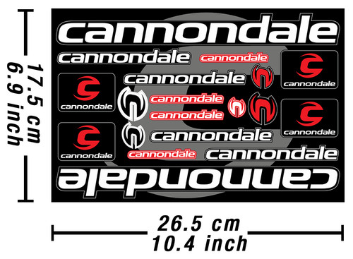 cannondale adesivi