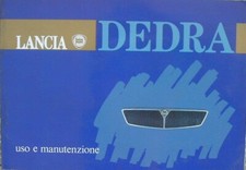 LIBRETTO USO MANUTENZIONE LANCIA DEDRA 1991 NOTICE OWNER'S MANUAL