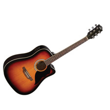 Eko Ranger CW EQ Chitarra Elettrificata Cutaway Brown Sunburst