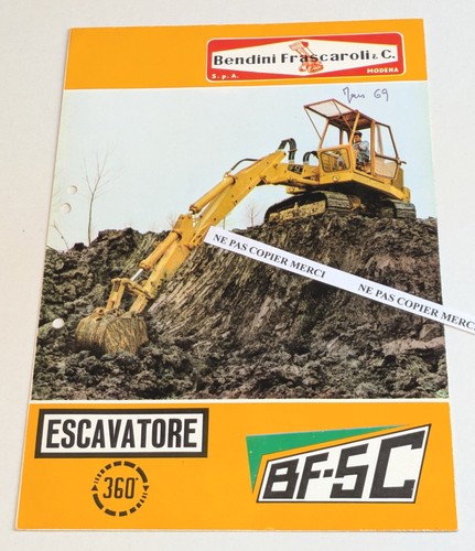Bendini frascaroli excavator - bendini,