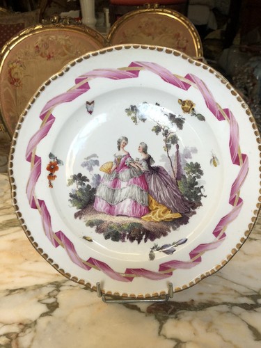 Assiette ancienne porcelaine - assiette,