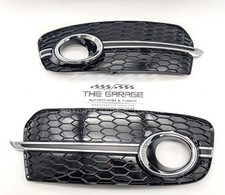 Griglie FENDINEBBIA RSQ5 Look per AUDI Q5 SUV 8R Restyle (2012-2016) NERO CROMO