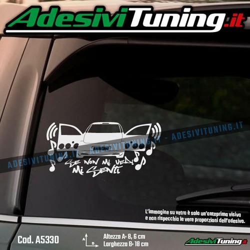 Adesivo fiat grande punto - grande,