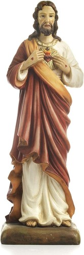 Statua sacro cuore - statua, gesu'