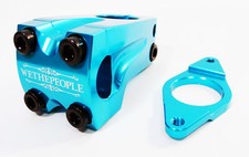 Stelo bici bicicletta Wethepeople Supreme Mountain MTB BMX 22,2mm 48mm blu