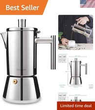 Stainless steel moka pot - stainless,