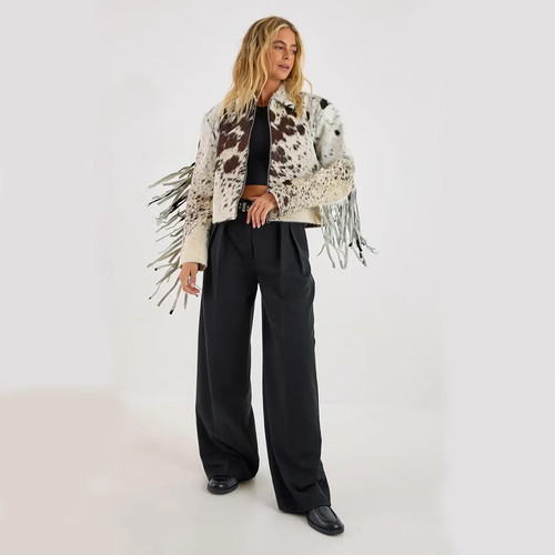 Giacca donna western vera