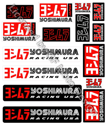 Set decalcomanie adesivi - , moto