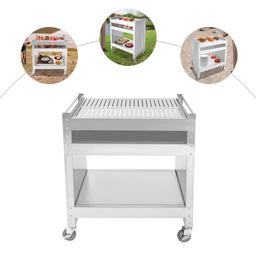 Carrello grill esterno con - esterno,