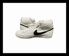 Nike Blazer vintage alte sneakers 1981 tela bianche nere US 11.5 made in Taiwan