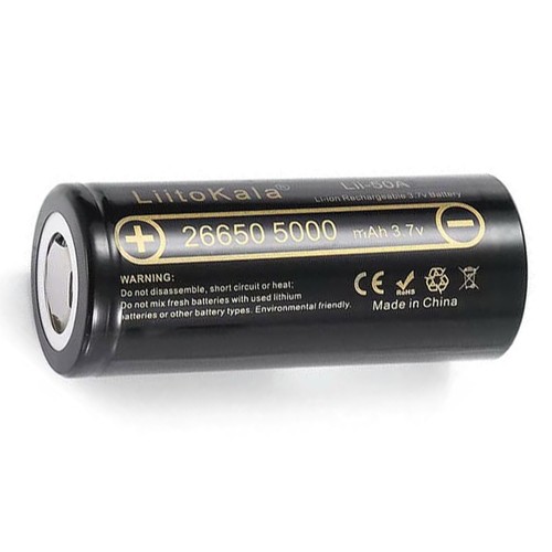 Batteria 26650 5000mah - 26650, al