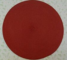  Sottopiatti Tovagliette Segnaposto Set 6 Paglia Bordeaux  82087