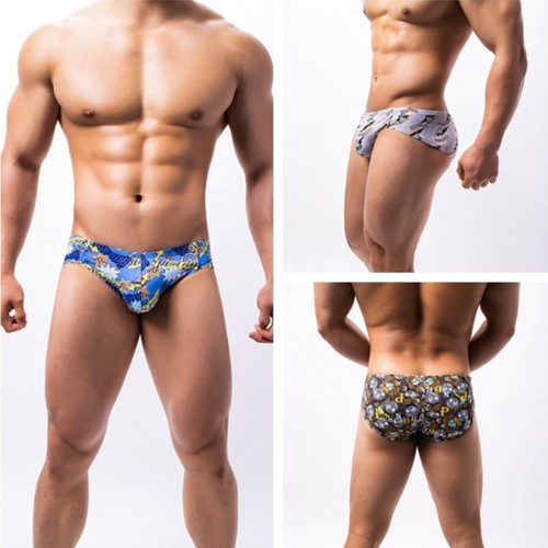 Slip uomo floreale seta